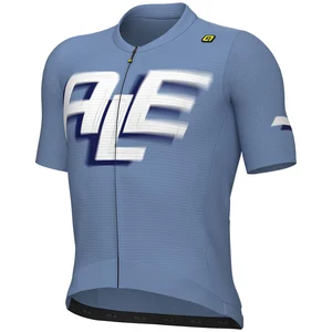 Maillot Alé PR-E Sauvage manches courtes bleu clair logo blanc - XL pas cher