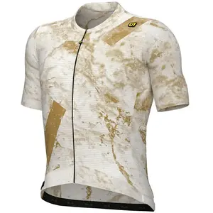 Maillot Alé PR-E Marble manches courtes gris bleu or - L pas cher