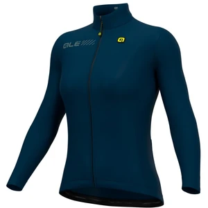 Maillot Alé Solid Fondo 2.0 manche longue bleu profond femme - XS pas cher
