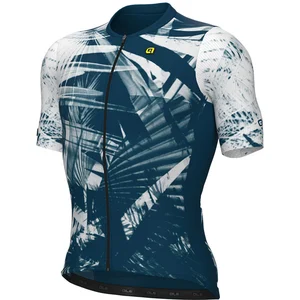 Maillot Alé PR-E Palm manches courtes bleu blanc gris - M pas cher