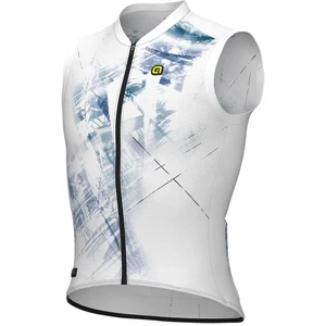 Maillot Alé PR-E Mirror sans manches blanc - L pas cher