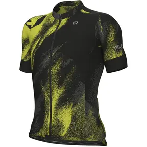 Comparateur de prix : Maillot Alé PRAGMA Trace manches courtes noir jaune - L
