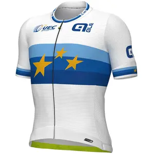 Alé UNION EUROPÉENNE DE CYCLISME Maillot manches courtes Race 2025 pas cher