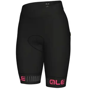 Ale Alé - Women's Shorts Solid Traguardo - Pantalon de cyclisme taille XS, noir pas cher