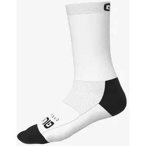 Chaussettes Alé Team longs blanc noir - M
