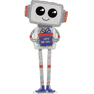 Comparateur de prix : RueDeLaFete Ballon Aluminium 152 cm - Robot