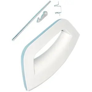 Poignee de porte aluminium pour lave-linge Hotpoint-ariston C00286843