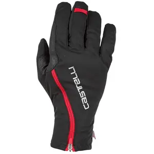 Gants Castelli Spettacolo RoS PrimaLoft Rosso Corsa longs noir - L