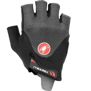 Comparateur de prix : Gants courts Castelli Arenberg Gel 2 Rosso Corsa gris foncé - S