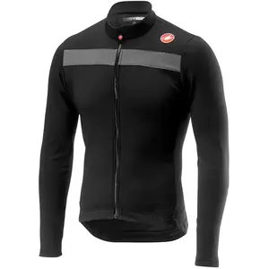 Castelli - Puro 3 Jersey Full Zip - Maillot de cyclisme taille L, noir
