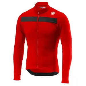 Comparateur de prix : CASTELLI Puro 3 Jersey FZ Sweatshirt Homme, Rouge (Red/Black Reflex), S