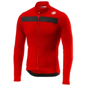 Castelli - Puro 3 Jersey Full Zip - Maillot de cyclisme taille XXL, rouge