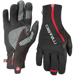 Comparateur de prix : Gants Castelli Spettacolo RoS PrimaLoft Rosso Corsa longs noir - XXL