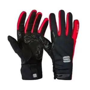 Gants Sportful Essential 2 GORE-TEX INFINIUM longs noir rouge - L pas cher