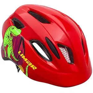 ICOMON Casque Limar Pro S rouge dinosaure enfant pas cher