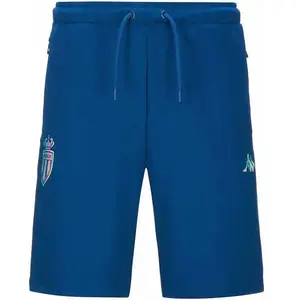 Kappa Short Atrin AS Monaco 23/24 bleu XL pas cher