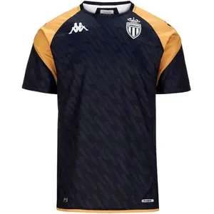 Kappa Aboupret Pro 7 Monaco T-Shirt Mixte Enfant, Noir/doré, 6 AnsVendu paramazon