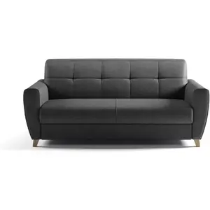 Comparateur de prix : Canapé convertible express 3 places SKY - Tissu Anthracite - 192 x 100...