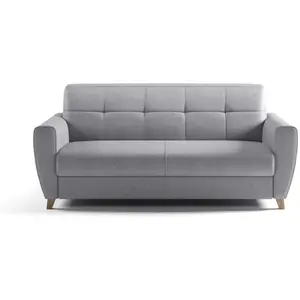 Comparateur de prix : Canapé convertible express 3 places SKY - Tissu Gris - 192 x 100 x 88 ...