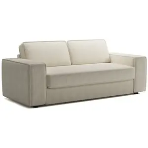 Comparateur de prix : Canapé convertible express en velours côtelé - PAOLA - 210 x 100 x 87 ...