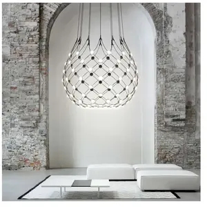 Luceplan Mesh Wireless Suspension LED, 1D86KW101001B, D86KW101