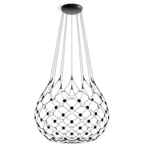 Luceplan Mesh Wireless Suspension LED, 1D86KW105001B, D86KW105Vendu parluminaire
