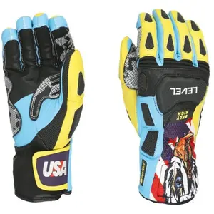 Level - SQ CF - Gants ski Black / Yellow - 9 - L pas cher