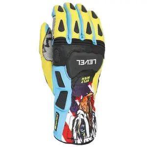 Level - SQ CF - Gants ski Black / Yellow - 10 - XXL pas cher