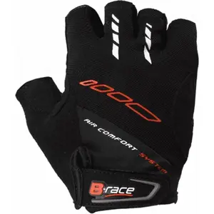 Bonin b-race Gants Courts Noirs Taille M avec Gel Anti-Choc, Ventilation et Antidérapants pas cher