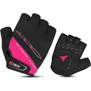 Bonin b-race Gants Courts Été Bump Gel Noir/Fuchsia Taille L avec Amortisseurs pas cher