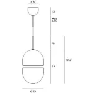 Comparateur de prix : miloox by Sforzin Suspension Domu, Ø 20 cm, bronze/blanc, verre, GX53