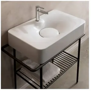 Scarabeo Fuji Lavabo mural, 6004BK, pas cher