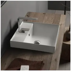 Scarabeo Teorema 2.0 Vasque à encastrer par-dessus, 510841BK,