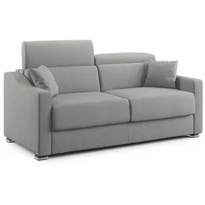 Divani.store Amber Canapé lit convertible en tissu détachable T05 191 cm (mat. 140x197) gris pas cher