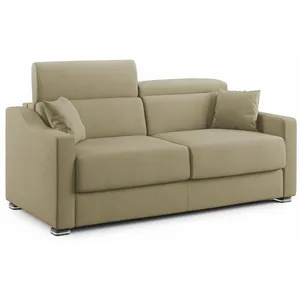 Comparateur de prix : Divani.store Amber Canapé lit convertible en tissu détachable T05 191 cm (mat. 140x197) camel