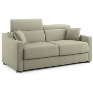 Comparateur de prix : Divani.store Amber Canapé lit convertible en tissu détachable T05 211 cm (mat. 160x197) creme