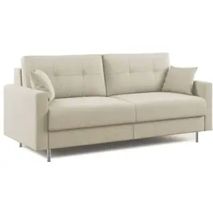 Comparateur de prix : Divani.store Megan Canapé Convertible - Crème