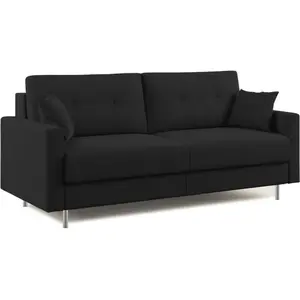 Divani.store Megan - 208 cm - Noir pas cher