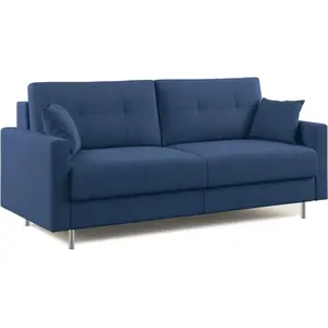 Divani.store Megan - 208 cm - Bleu pas cher