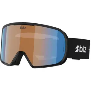 Comparateur de prix : Bliz - Masque de ski - G002S Matte Black Orange Blue - Noir