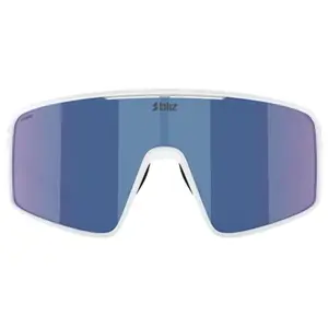 Comparateur de prix : Bliz P001 - Lunettes vélo White Grey W Blue Mirror Cat 3