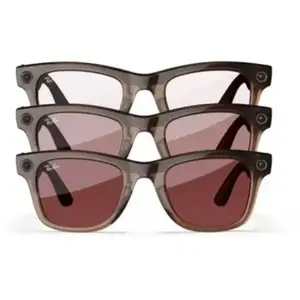 Lunettes connectées Ray-Ban Meta Wayfarer Roche brillante et rouge pastèque pas cher