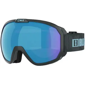 Bliz Charge OTG - Masque ski Gris Mat / Logo Bleu Ice Blue Multi Cat 3