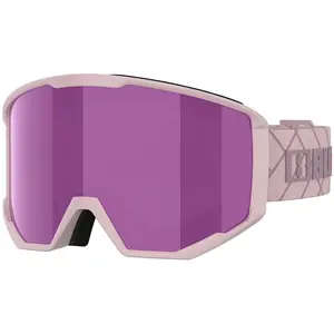 Comparateur de prix : Masque Bliz Spark rose pâle avec lentille miroir violette
