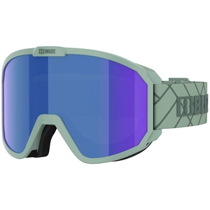 Masque Bliz Rave vert avec lentille miroir violette pas cher
