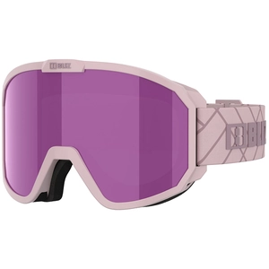 Comparateur de prix : Masque Bliz Rave rose pâle avec lentille miroir violette