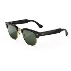Meta - Lunettes Connectées Ray-Ban Clubmaster Noir Doré Trans pas cher