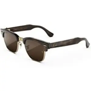 Meta - Lunettes Connectées Ray-Ban Clubmaster Havana Marron pas cher