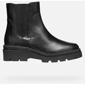 Geox Femme D Felleny C Bottines à la Cheville, Noir, 38 EU