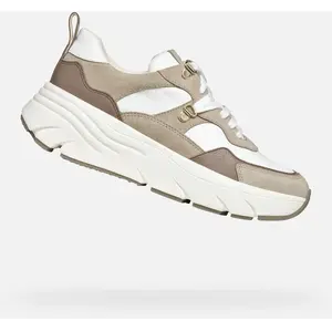GEOX Diamanta Femme Blanc/beige 39 pas cher